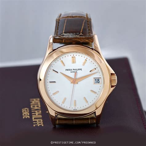 pre owned patek philippe calatrava|patek philippe calatrava tiffany.